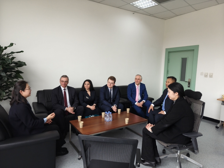 A delegation from the Russian Government University of Finance and Economics visited our university